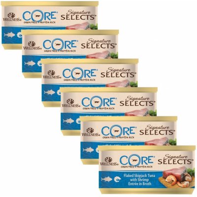 Wellness Core Signature Selects Tuna & Shrimp 6 x 79 g