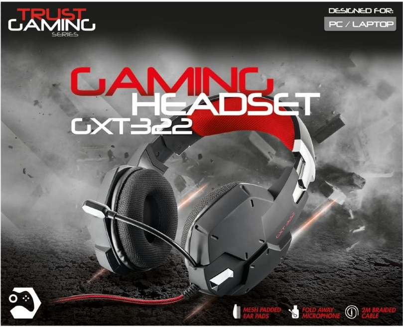 Trust GXT 322 Carus Gaming Headset od 966 K Heureka.cz