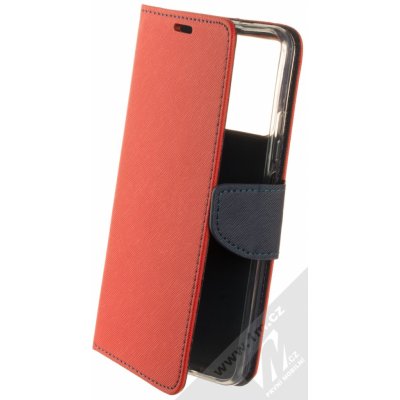 Pouzdro 1Mcz Fancy-CY Book flipové Xiaomi Redmi Note 12 4G červená modré