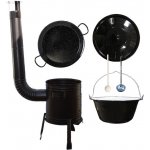 Perfect Home kotlík na guláš smalt 13 l Paella smaltovaná pánev 38 cm kotlina kov 36 cm CLASSIC poklice smalt 39 cm naběračka INOX a vařečka 50 cm SUPER PARTY – Hledejceny.cz