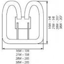 Kanlux GR10q DD-21W 4P 3500K