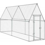 vidaXL venkovní klec 400 x 100 x 190 cm pozink – Zboží Dáma
