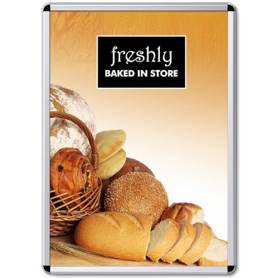 Jansen Display Klaprám 700 x 1000 mm oblý roh profil 32 mm 745 x 1045 mm – Zboží Živě