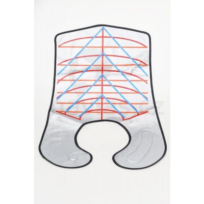 Salon Komplet Stříhací límec plastový stříbrný dlouhý – Zboží Dáma