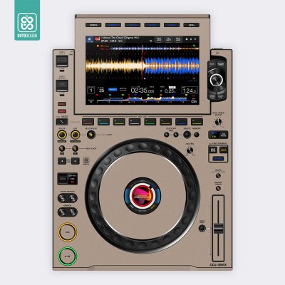 Doto Design Skin CDJ 3000X FULL COLORS Stone Beige – Zboží Živě