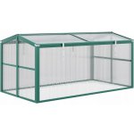 Outsunny polykarbonátový skleník 130 x 70 x 61 cm zelený – Zboží Dáma