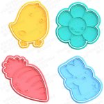 Sada vykrajovátek - Velikonoce Kawaii Velikost: 12-14 cm – Hledejceny.cz