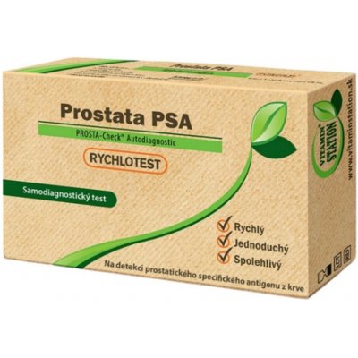 Vitamin Station Prostata PSA rychlotest samodiagnostický test z krve 1 set – Zbozi.Blesk.cz