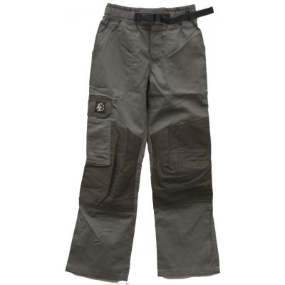 L&L dětské kalhoty šedo zelená