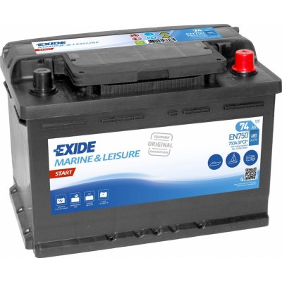 Exide Start 12V 74Ah 680A EN750 – Hledejceny.cz