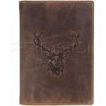 Greenburry kožená dokladovka 328B RS 25 hnědá – Zboží Živě