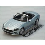 Bburago Plus Fiat 124 Spider Metalic stříbrná 1:24 – Hledejceny.cz