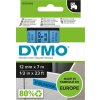 Etiketa DYMO Dymo 45016 černý tisk modrý podklad 7 m 12 mm