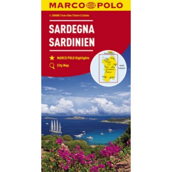MARCO POLO Karte Sardinien 1:200 000. Sardaigne / Sardegna / Sardinia