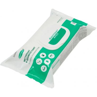 Aseptonet Dezinfekční utěrky v sáčku bez alkoholu 100 ks – Zbozi.Blesk.cz