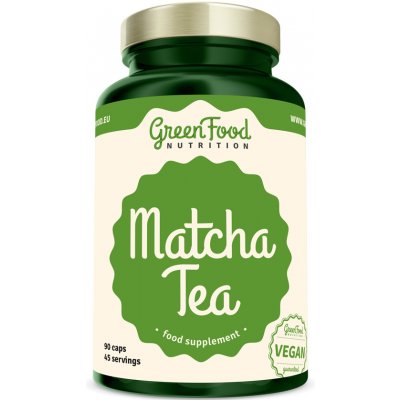 GreenFood Nutrition Matcha Tea 90 kapslí – Hledejceny.cz