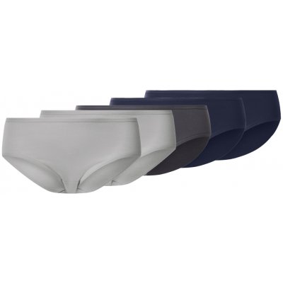 esmara Dámské kalhotky Hipster 5 kusů navy modrá antracitová světle šedá – Zboží Dáma