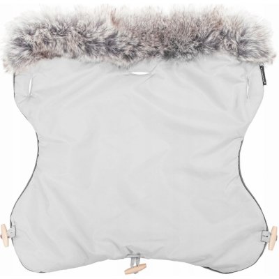 SPRINGOS Rukávník s kožíškem GLORY světle šedý – Zboží Dáma