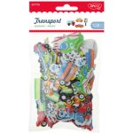 DACOart Pěnové výseky DOPRAVA samolepicí - 108 ks – Zboží Dáma