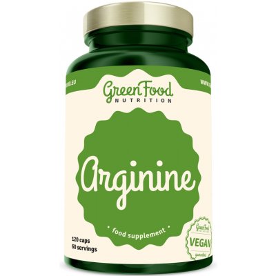 GreenFood Arginin 120 kapslí – Zboží Dáma