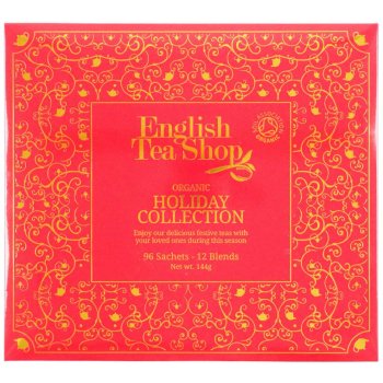English Tea Shop Dárková kolekce luxusní BIO čaje v červené kostce 96 s.
