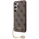 Pouzdro Guess 4G Charms Samsung Galaxy S23+ hnědé – Sleviste.cz