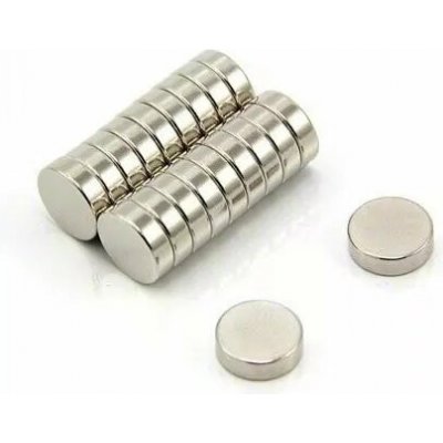Pronett Silný neodymový magnet 10 x 2mm, 10 ks – Zboží Dáma