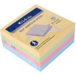 VICTORIA Samolepicí bloček, mix pastelových barev, 75 x 75 mm, 4x 100 listů, VICTORIA ,balení 400 ks – Hledejceny.cz