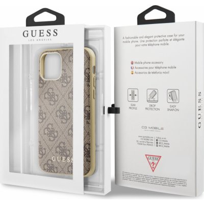 Pouzdro GUESS 4G Apple iPhone 11 hnědé – Zbozi.Blesk.cz