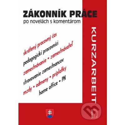 Zákonník práce s komentárom 2022 - Poradca s.r.o. – Zbozi.Blesk.cz