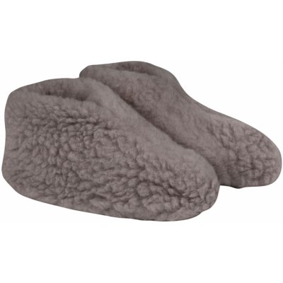 Txl Comfort dámská pánská domácí obuv ze střižní vlny šedá – Zboží Dáma