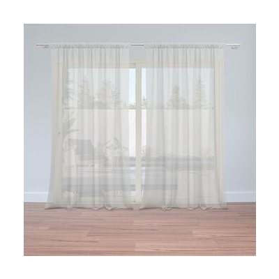 Sablio Záclony Ledově šedá: 2ks 150x250cm – Hledejceny.cz
