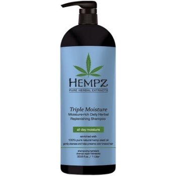 Hempz Denní šampon pro suché a poškozené vlasy trojitá hydratace 1000 ml