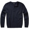 Pánský rolák Brandit svetr pulover Armee zip 3/4 navy modrá