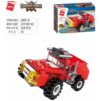 Qman Water Cannon Fire Truck 1805 sada 8v1 – Zboží Mobilmania