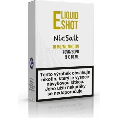 E-Liquid Shot Booster NICSALT 30PG/70VG 5x10 ml 10 mg – Zboží Dáma E-Liquid Shot Booster NICSALT 30PG/70VG 5x10 ml 10 mg – Zboží Dáma