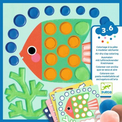 Djeco Vyfarbovanie s plastelínou Nezbedný podmorský svet – Hledejceny.cz