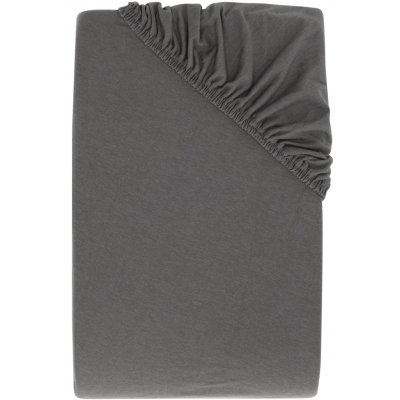 LIVARNO Žerzejové napínací prostěradlo šedé 90-100x200 – Zboží Dáma