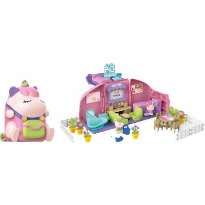 wiky Batoh domek jednorožec s efekty 2v1 18x16x26 cm – Hledejceny.cz