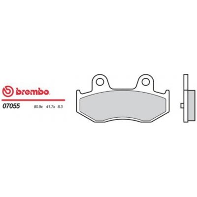 Zadní brzdové destičky Brembo Suzuki 400 BURGMAN 2001 - 2006 směs XS – Zboží Mobilmania