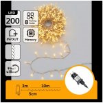 Aigostar B.V. LED Venkovní vánoční řetěz 200xLED/8 funkcí 13m IP44 teplá bílá B10303ABLX – Hledejceny.cz