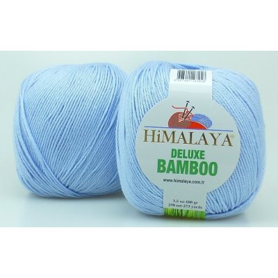 Himalaya příze DeLuxe Bamboo_124-13 světlá nebesky modrá – Hledejceny.cz