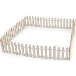 Dřevěný plot tvarovatelný 90 cm Varianta: 2 (5 cm) přírodní sv., Balení: 1 ks – Zbozi.Blesk.cz