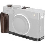 SmallRig 6237 L-Shaped Mount Plate with Wooden Handle for FUJIFILM X-E5 (Ebony, Black) – Zboží Živě