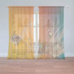 Sablio Záclony Odkvetlé pampelišky 2: 2ks 150x250cm – Hledejceny.cz