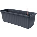 Plastia Samozavlažovací truhlík SIESTA LUX 60x20x19 cm antracit – Hledejceny.cz