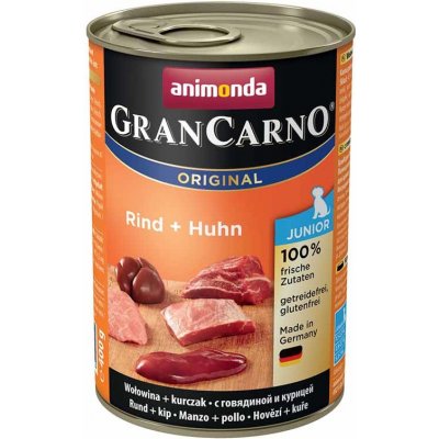 Animonda Gran Carno JUNIOR hovězí + kuře 12x 400 g