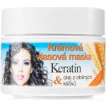 Bione Cosmetics Bio Keratin arganový olej krémová vlasová maska 260 ml – Zboží Dáma