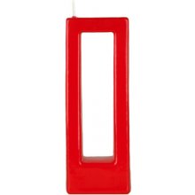 Alusi Candles QUADRA DUE RED 16 cm