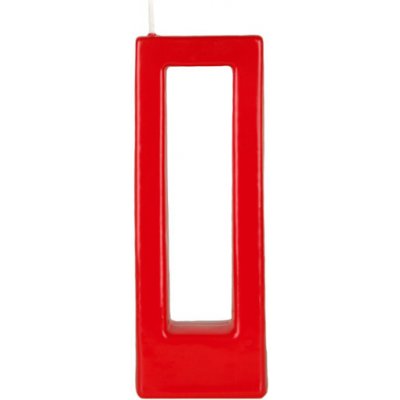 Alusi Candles QUADRA DUE RED 16 cm